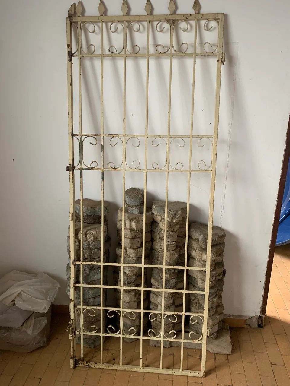 Grade de ferro usada. - Foto 2