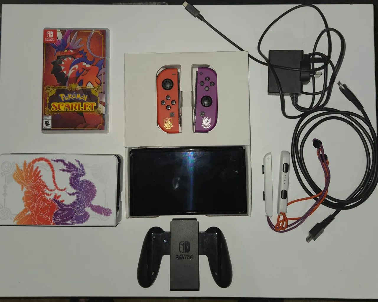 Nintendo Switch OLED Pokémon Scarlet & Violet Edition, Usado em Excelente estado - Foto 2