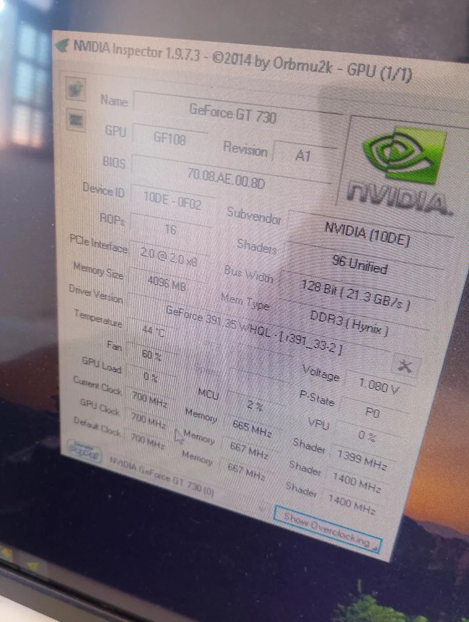 GT 730 4gb funcionando perfeitamente(já está no menor preço)