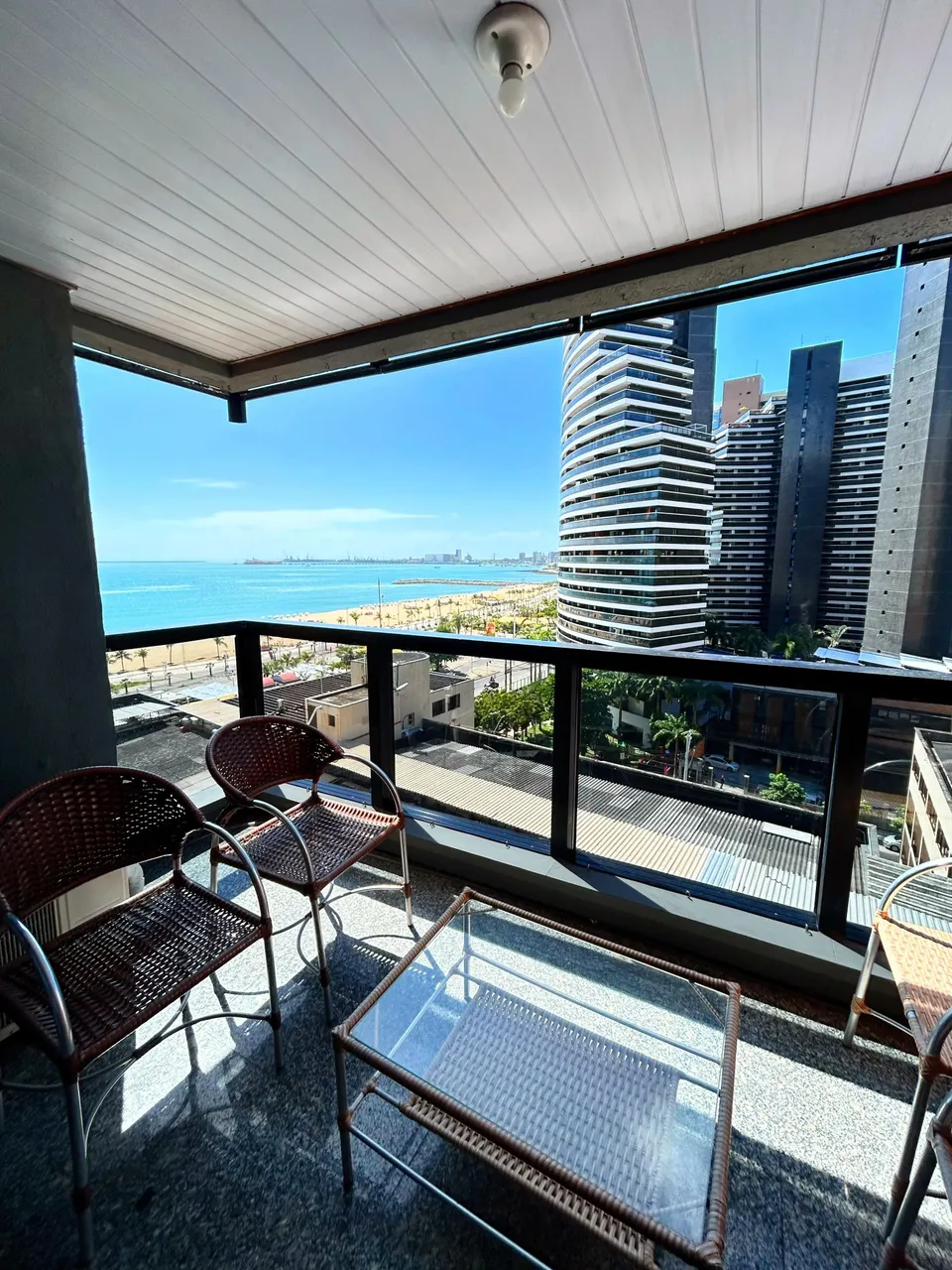 Flat Atlântico vista mar - Beira Mar Fortaleza