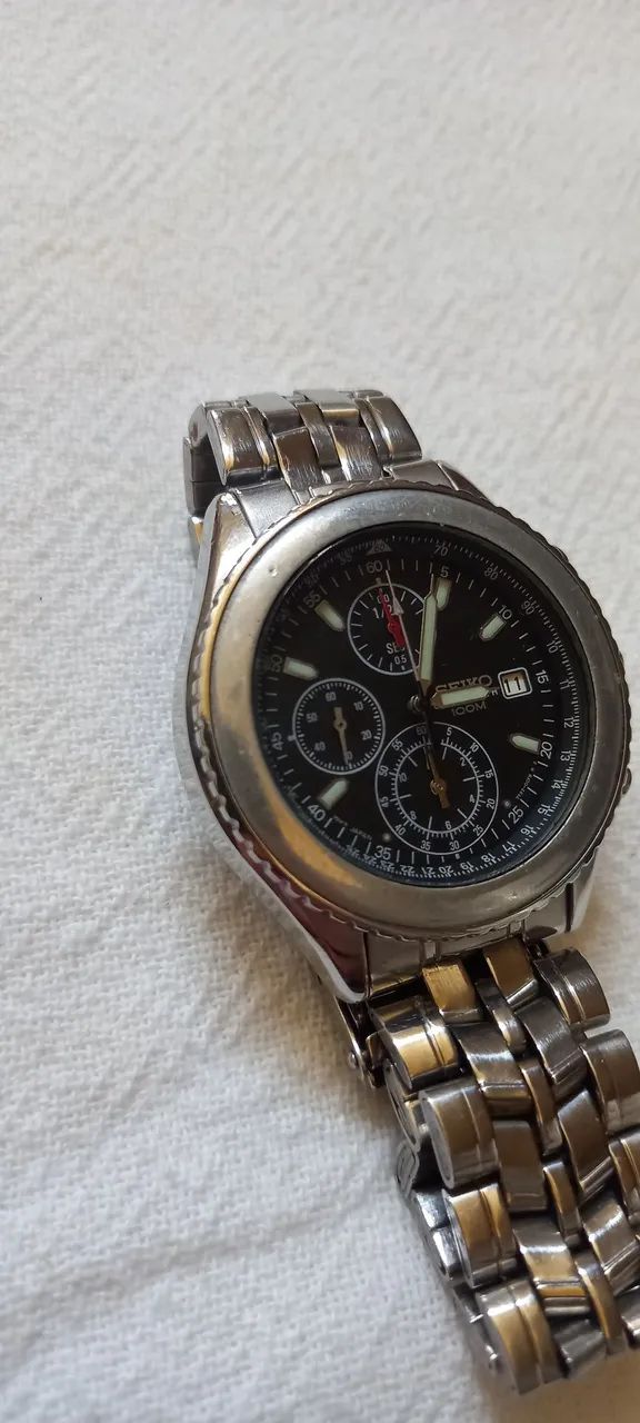 Relógio Seiko Cronógrafo Masculino - Foto 2
