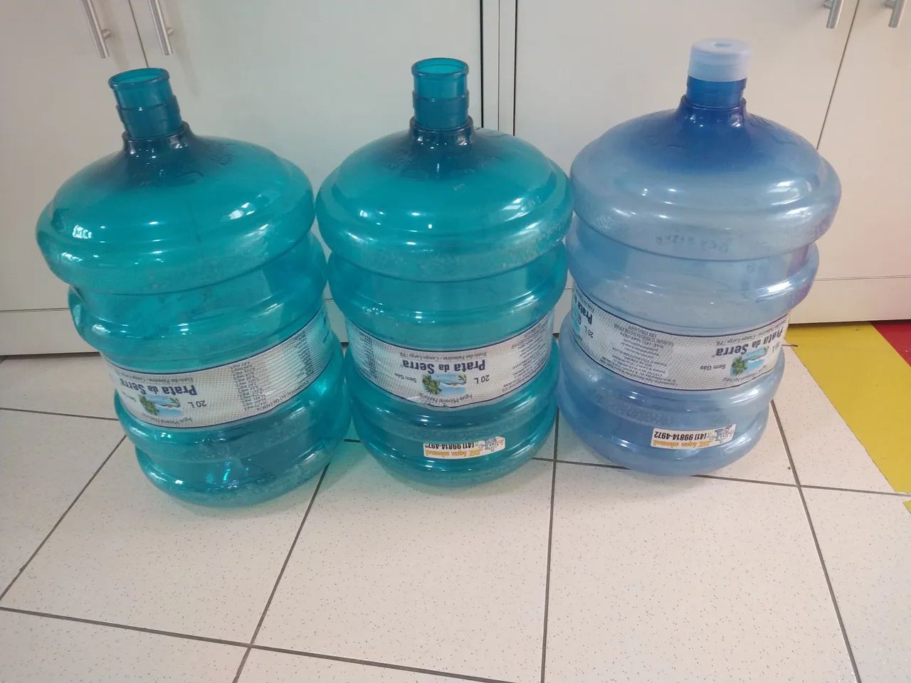 3 Galões (vazios) de água mineral 20L (validade até 2026) - Foto 5