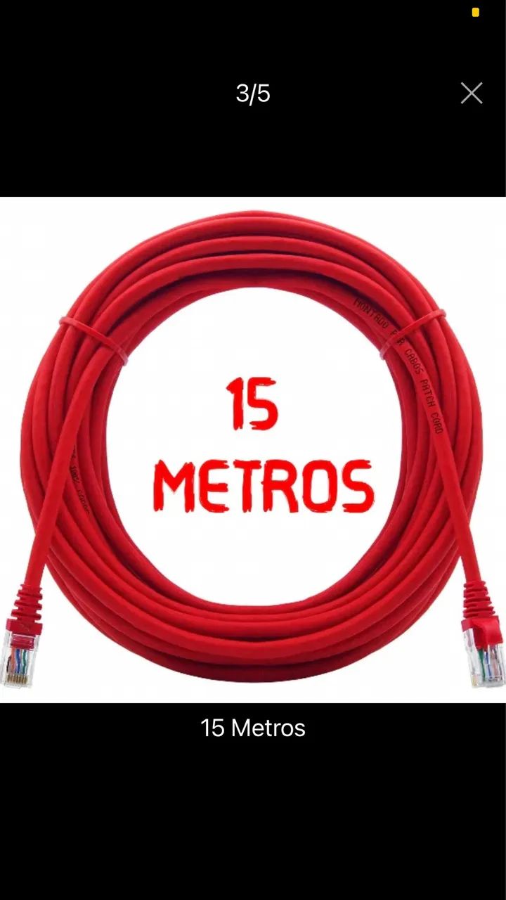 Vendo Cabo de rede de 15m