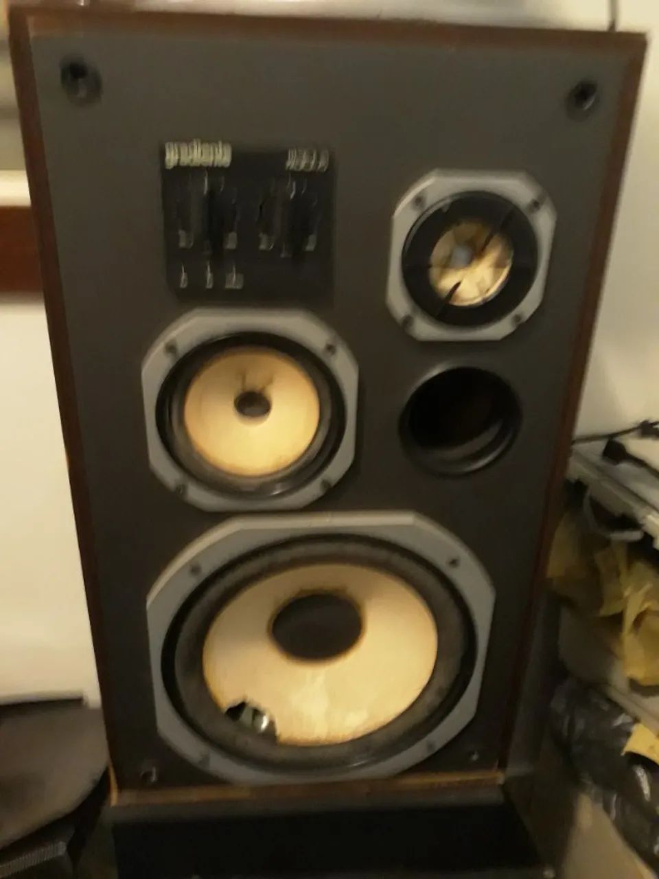 amplificador gradiente mod 166 com as 2  caixas originais - Foto 3