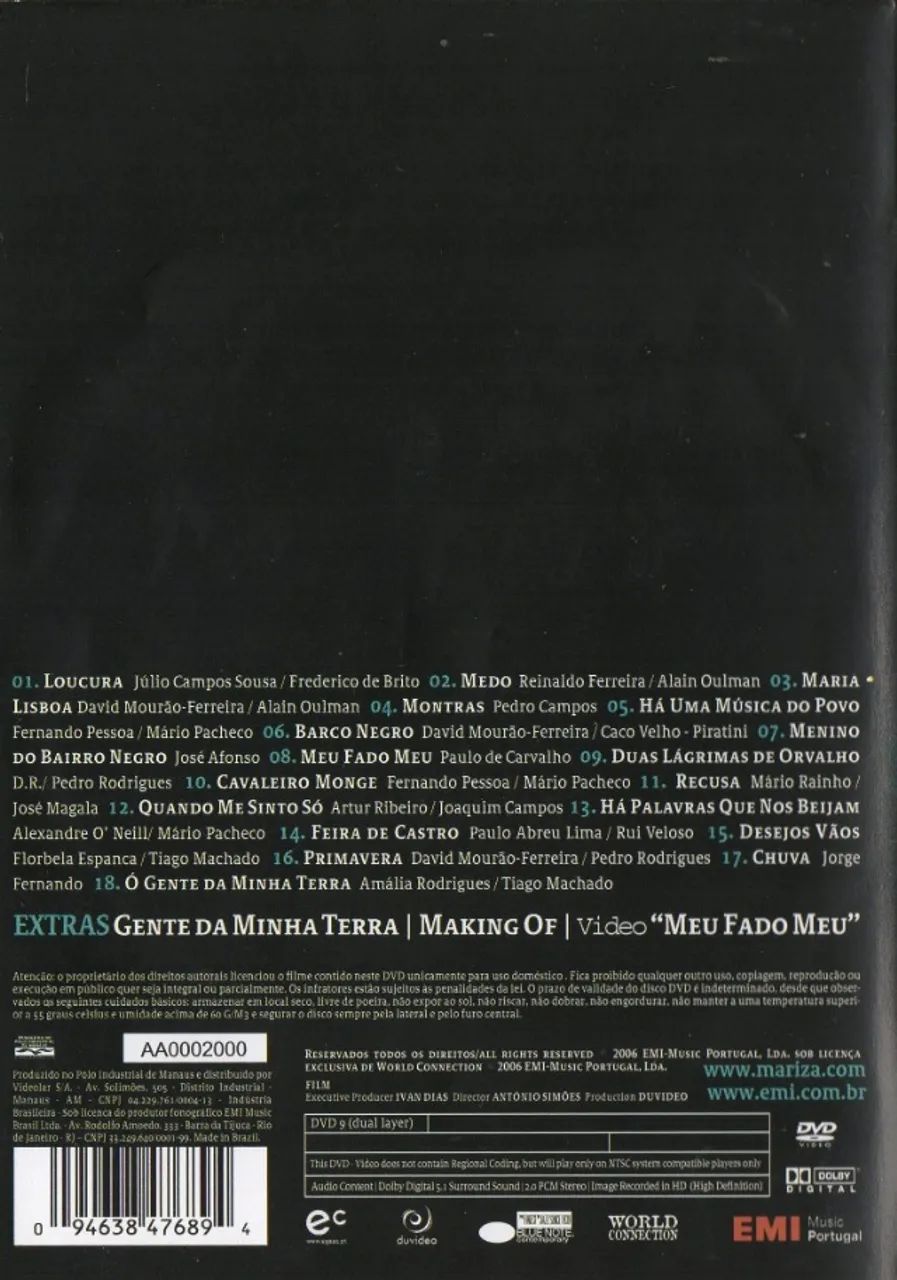 Dvd Mariza - Concerto Em Lisboa - Foto 2