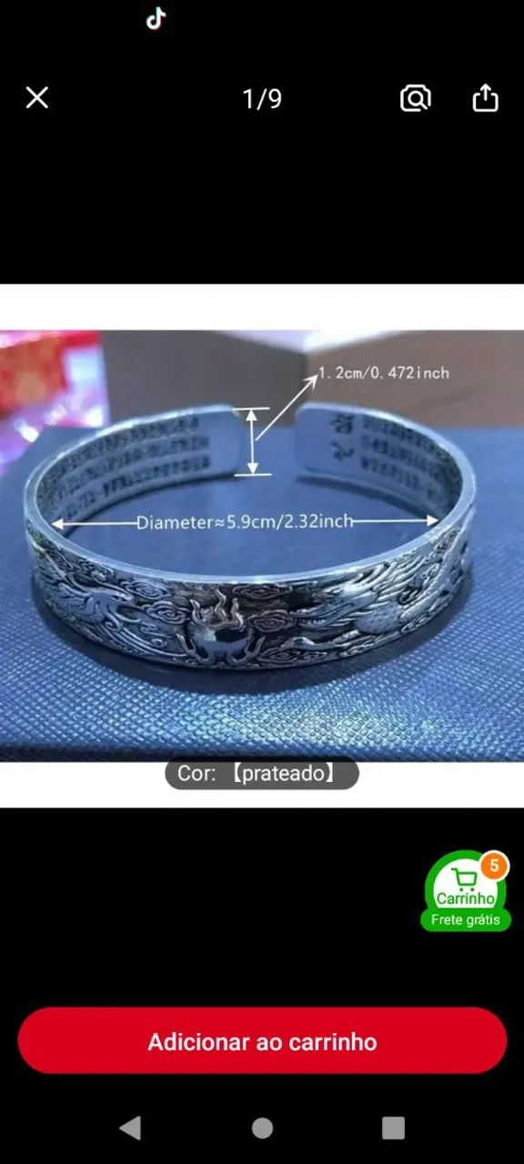 Pulseira Masculina de Prata 925 - Trança Retrô Torcida - Foto 4