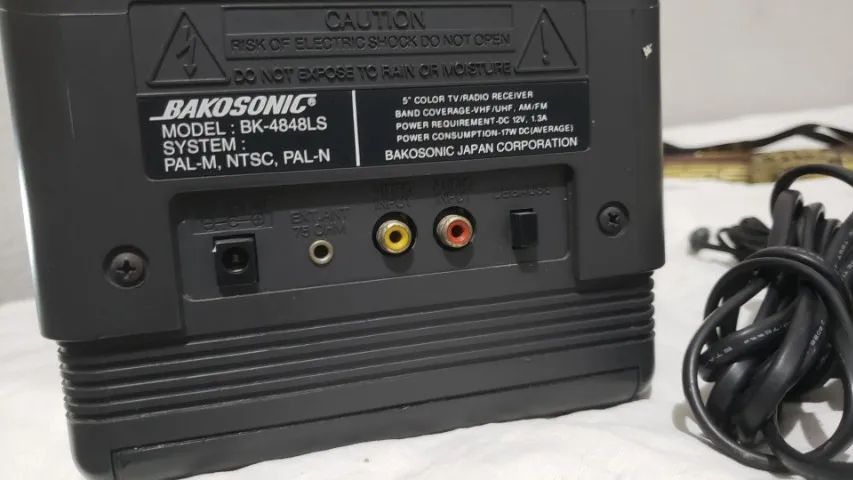 tv bakosomic a cores  5 polegadas model bk-4848ls vintage - Foto 5