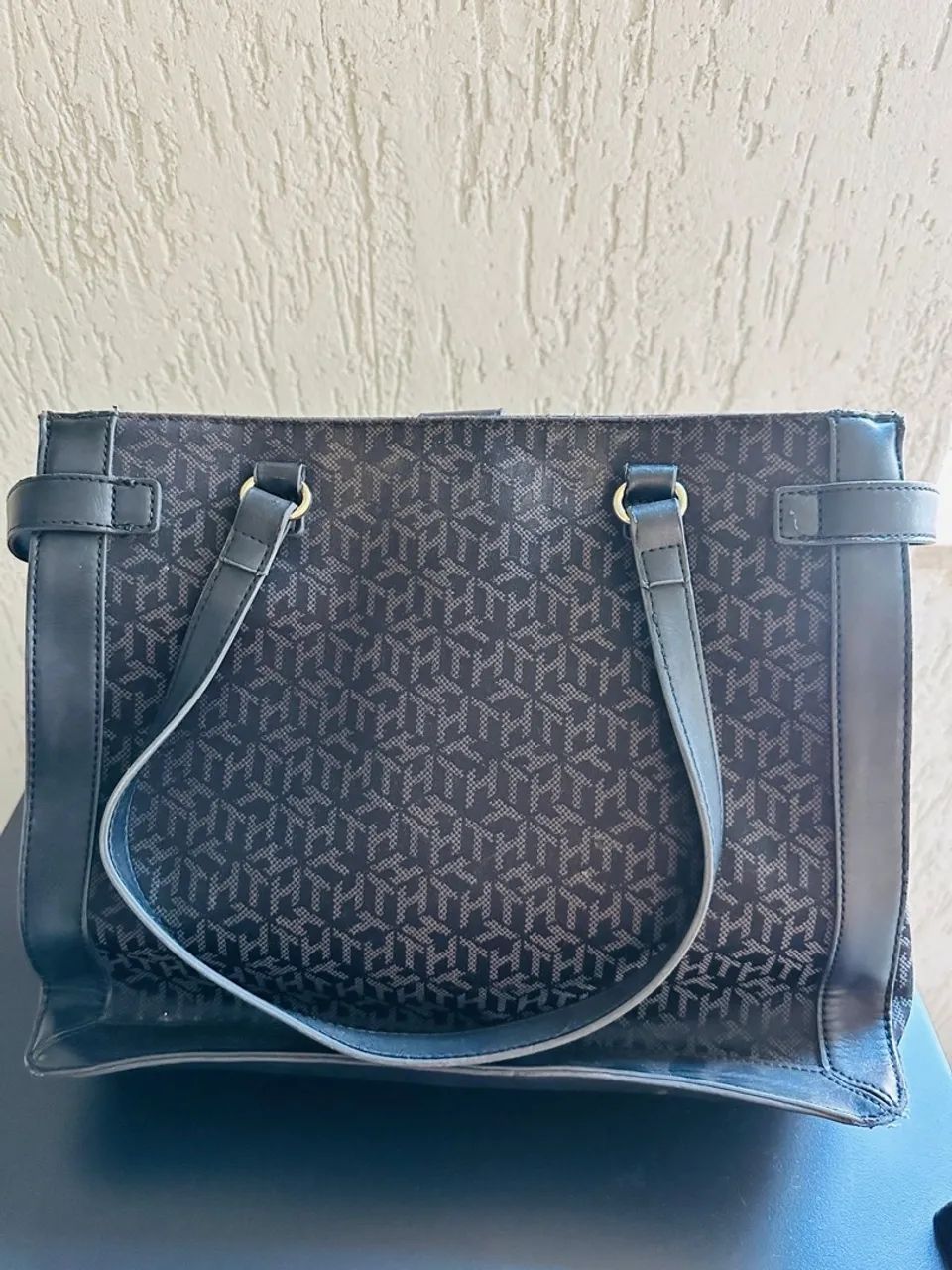 Bolsa tira colo Monograma - Tommy Hilfiger  Preta - Foto 2