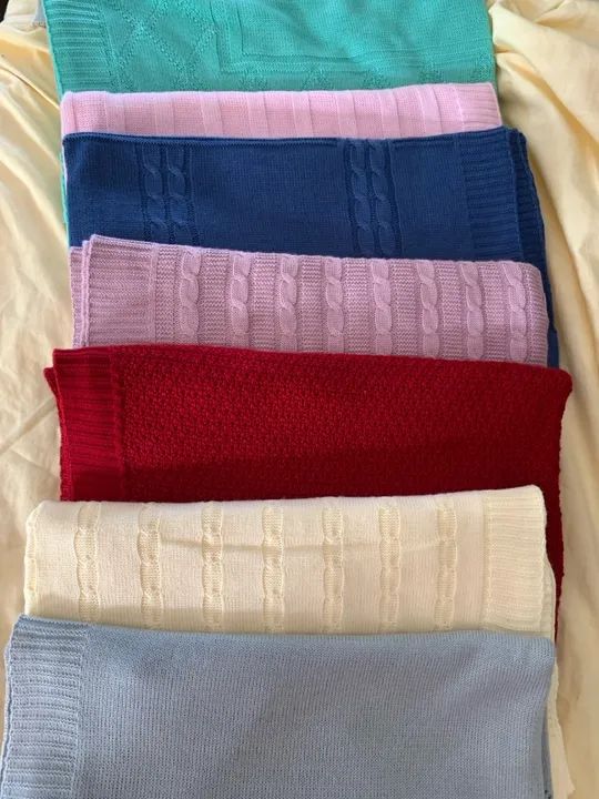 Mantas em tricô Novas 30,00 - Foto 5