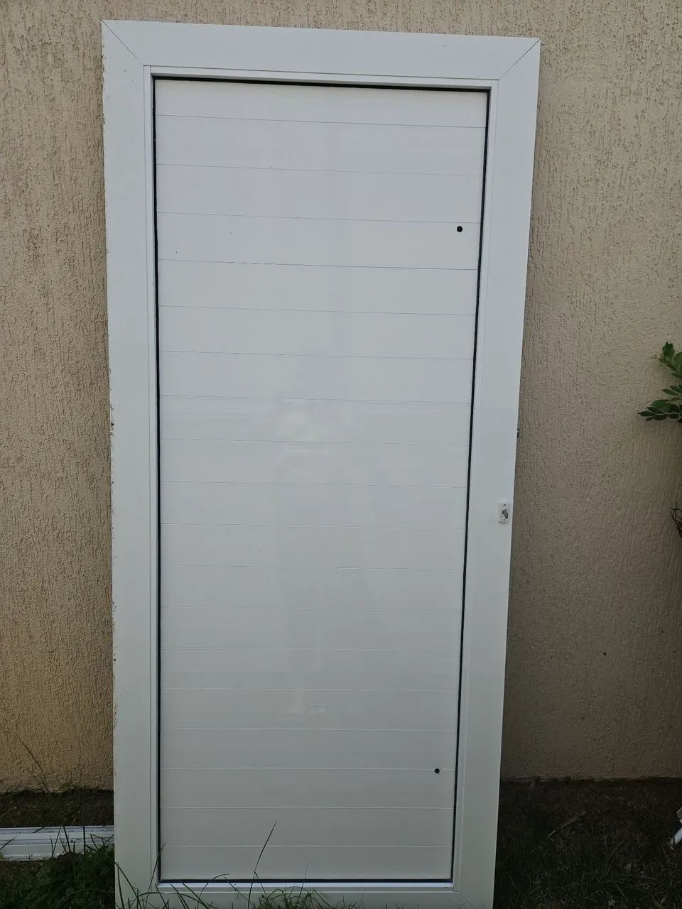 Porta Pivotante de Alumínio Branca - Foto 2