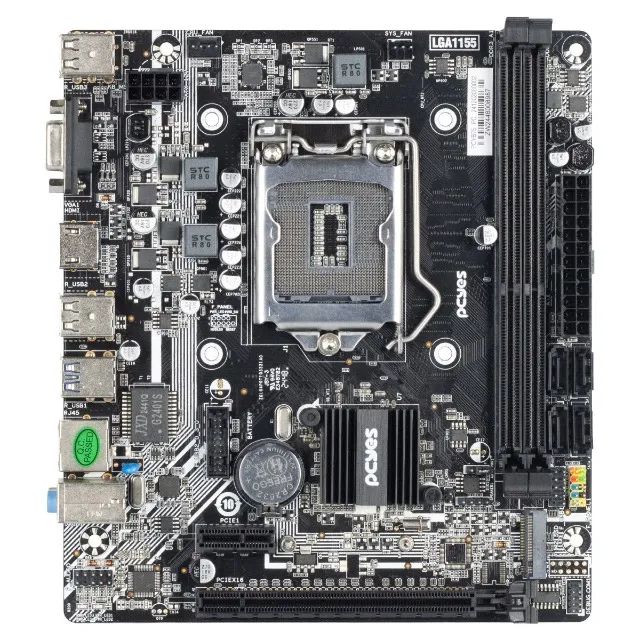 Placa Mãe LGA1155 B75 DDR3 c/ M.2 2ª e 3ª Geração Pcyes PCYB75-3G16 - WZetta - Foto 4