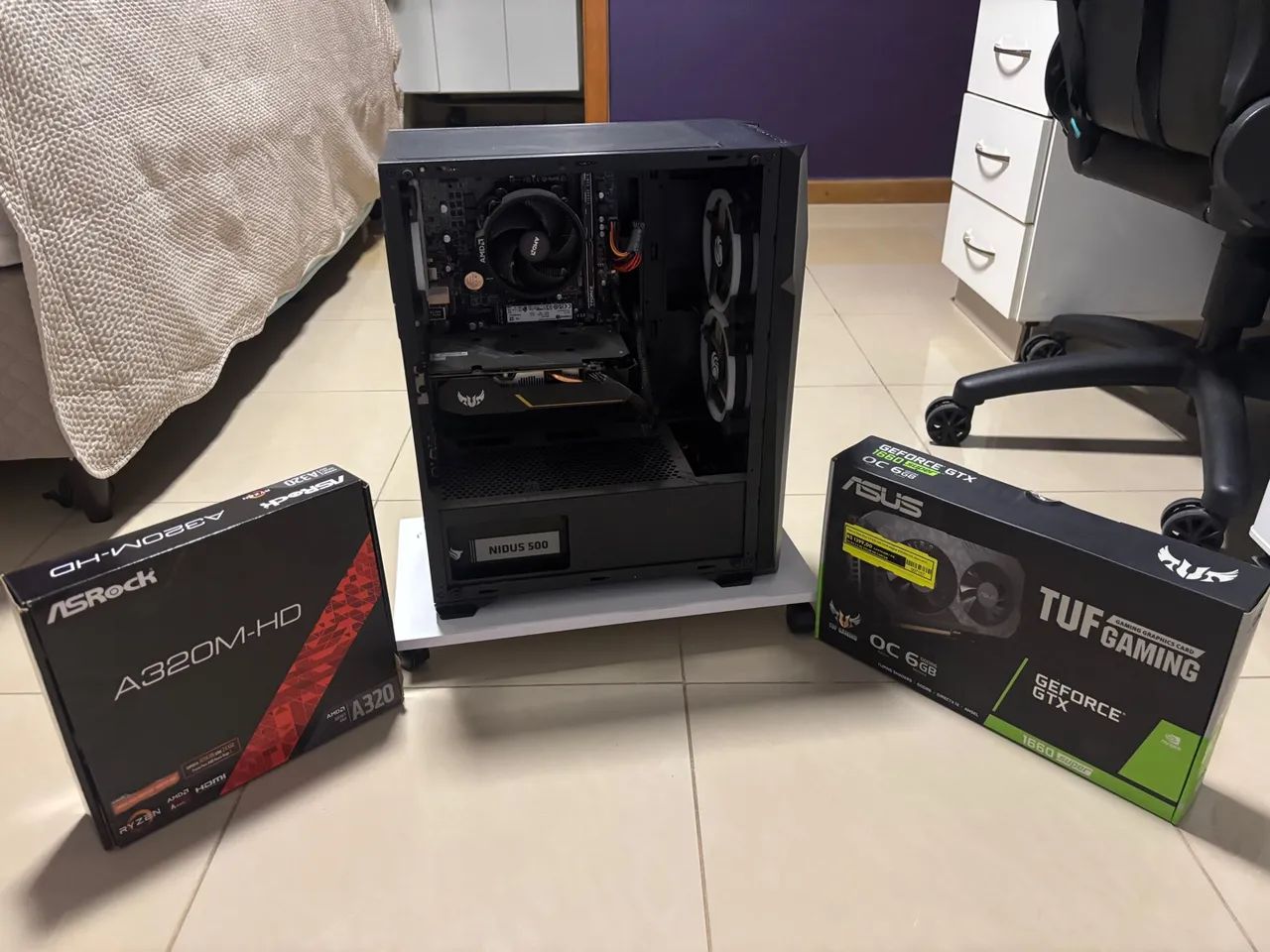 PC GAMER - RYZEN 5 3500x - Asus TUF 1660 Super  - Foto 2