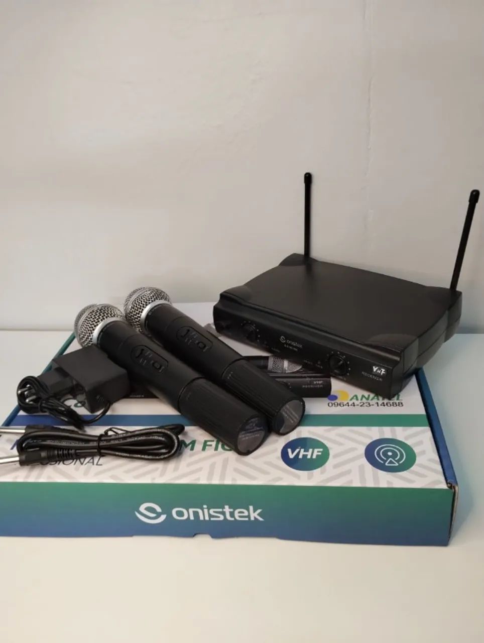 Microfone 2 unidades sem fio Profissional Onistek