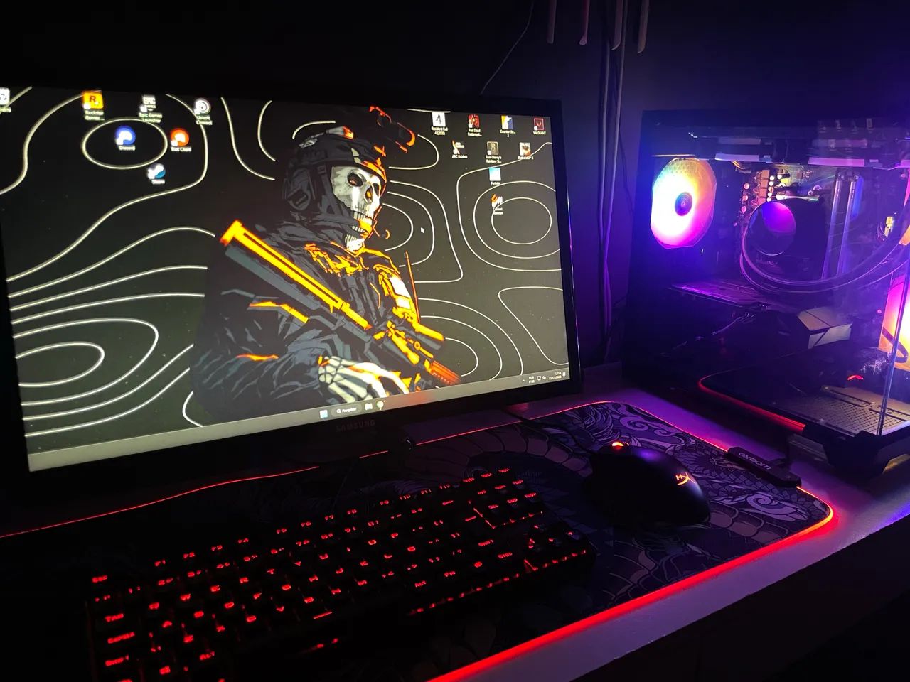 Pc Gamer - Ryzen 7 5700x, RTX 2060, 16gb