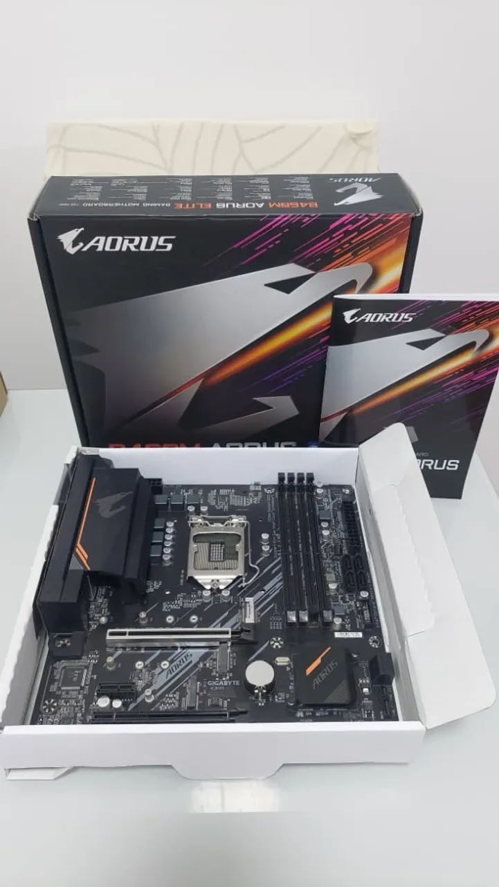 Placa-Mãe Gigabyte B460M AORUS ELITE LGA1200 DDR4 Peças de