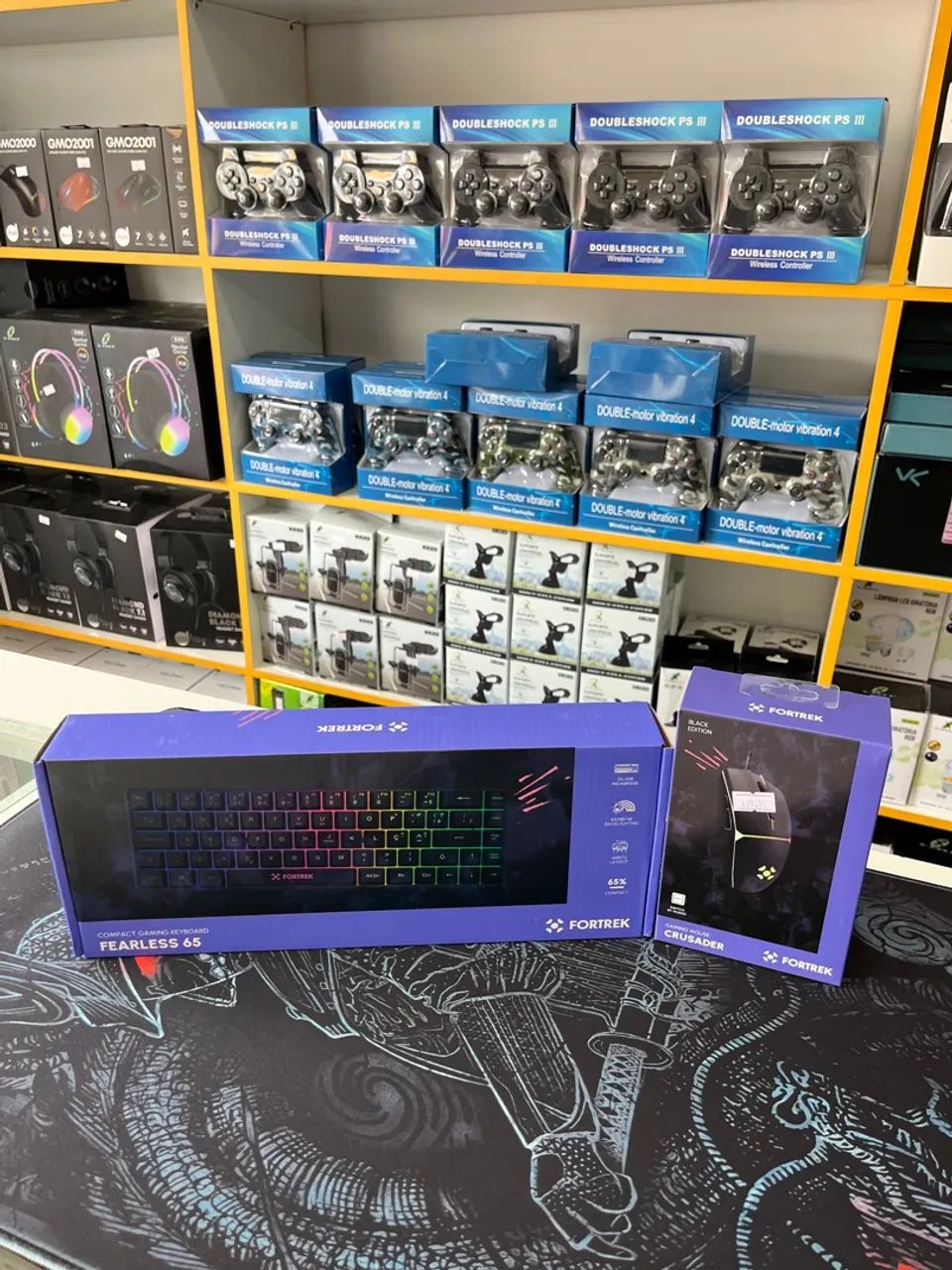 Teclado Gamer Fortrek 65 + Mouse Fortrek Crusader