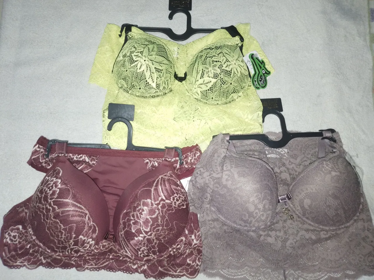 Conjuntos de lingerie rendada - Diversas cores