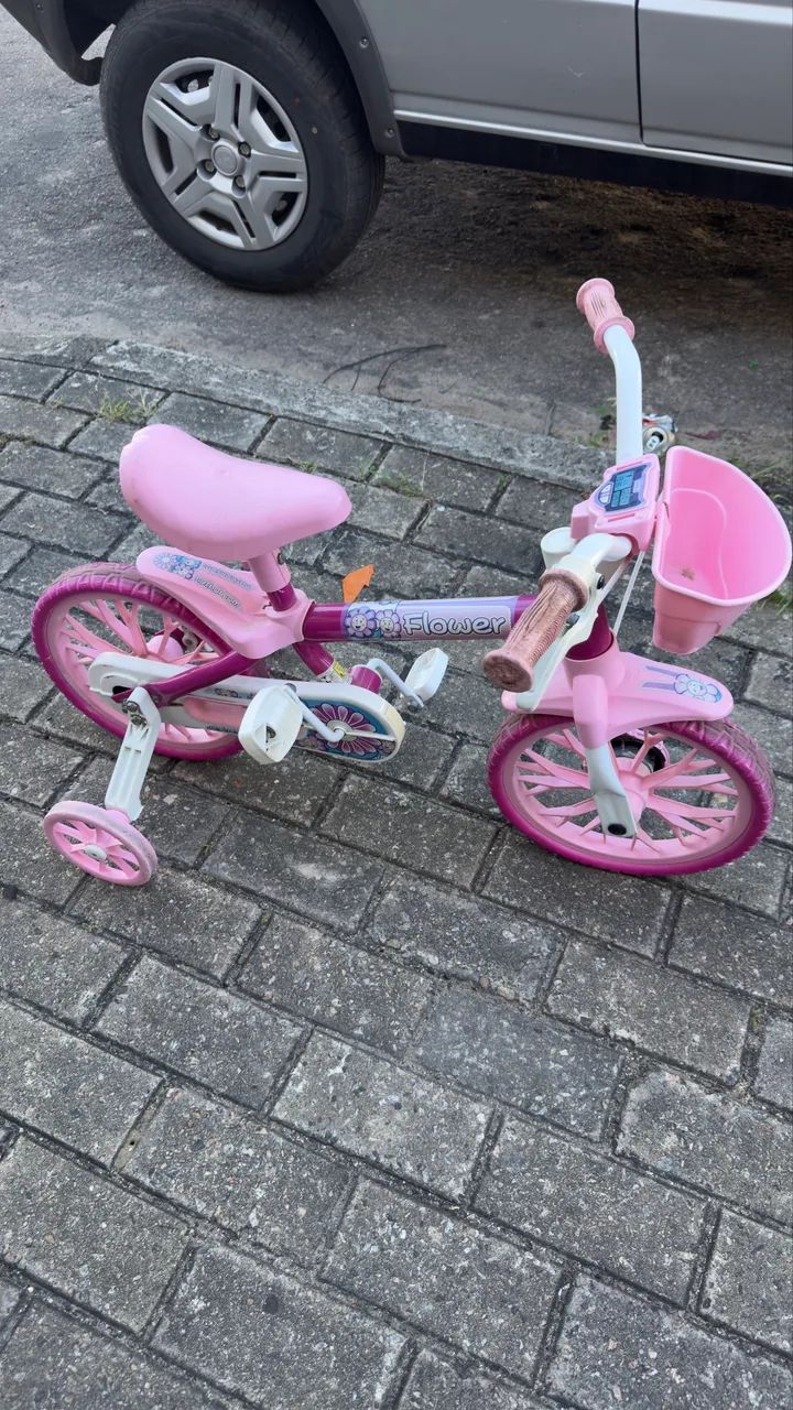 Bicicleta infantil rosa