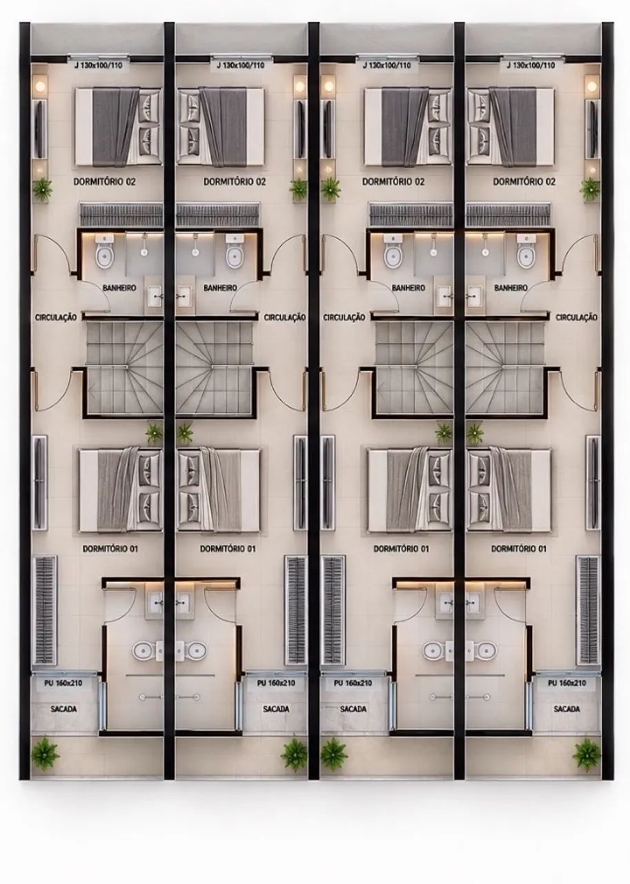GEMINADO COM 2 QUARTOS  10MIL ENTRADA   - Foto 2
