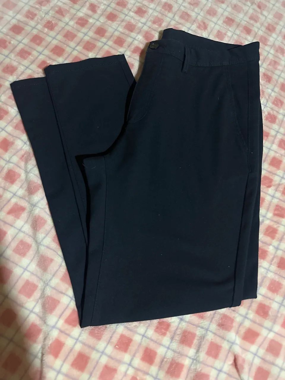 Calça azul marinho da zara 