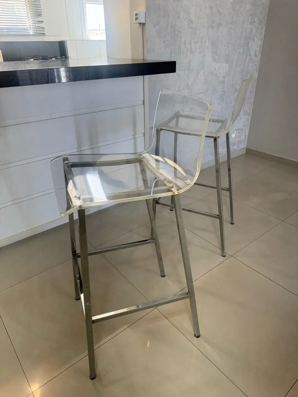 Banqueta alta de acrílico  - Foto 4