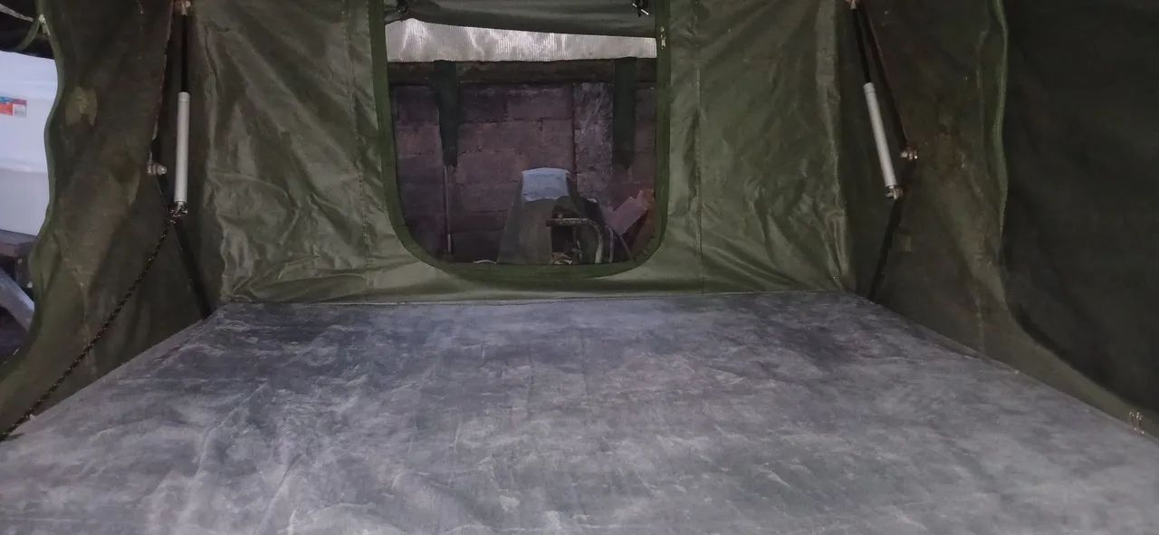 Barraca de teto, vendo ou troco por bateria de litio pop-up(camping) - Foto 5