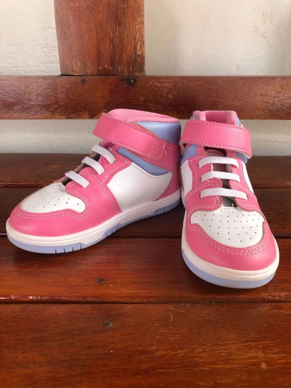 Tênis Molekinha Bebê Rosa 24