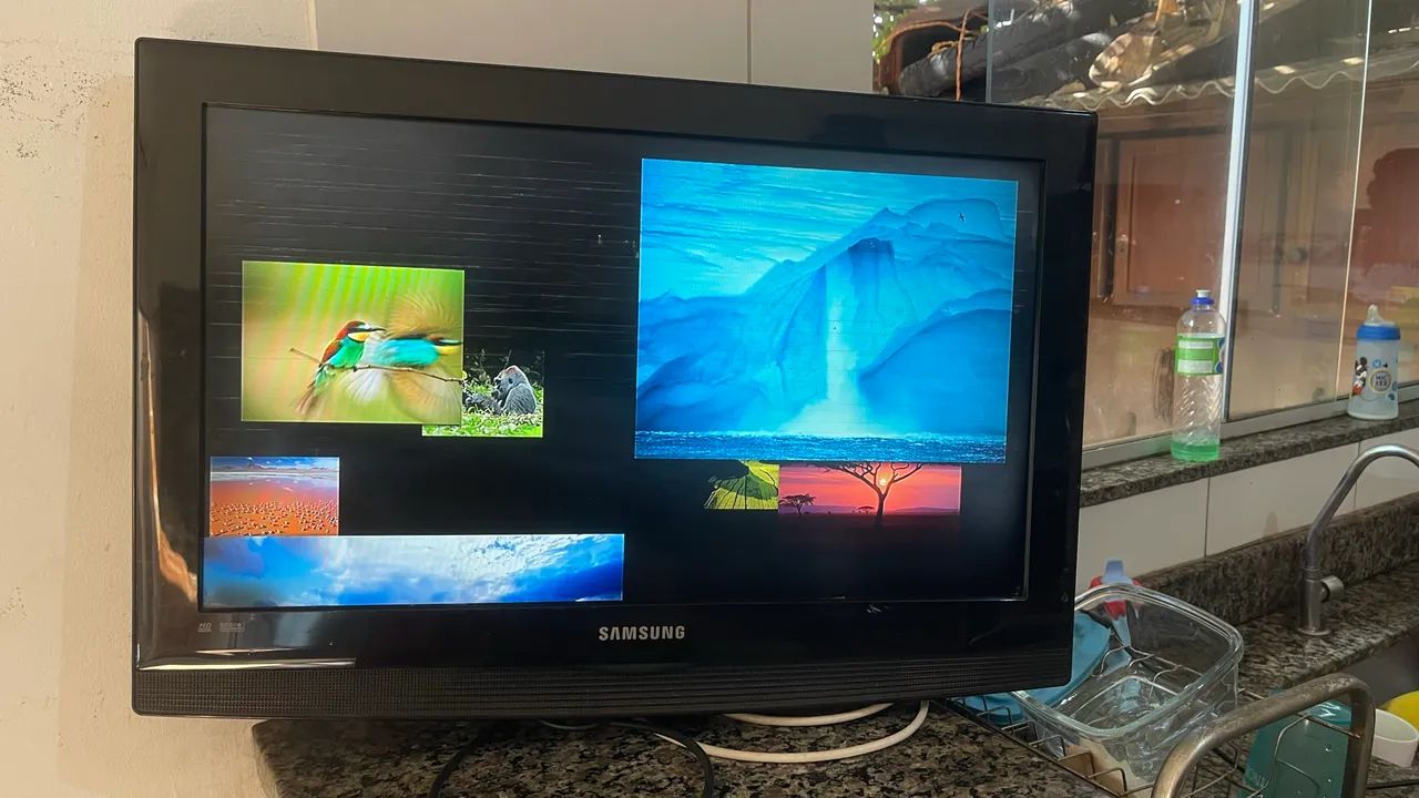 TV SAMSUNG QUEBRA GALHO 