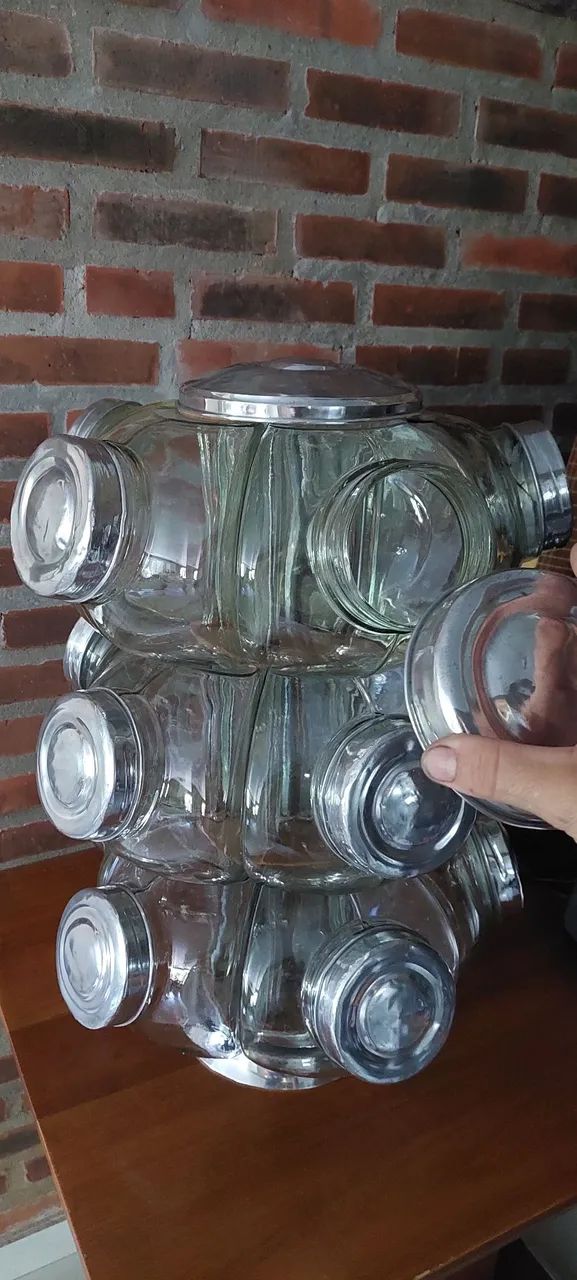 Baleiro de vidro  antigo  - Foto 2