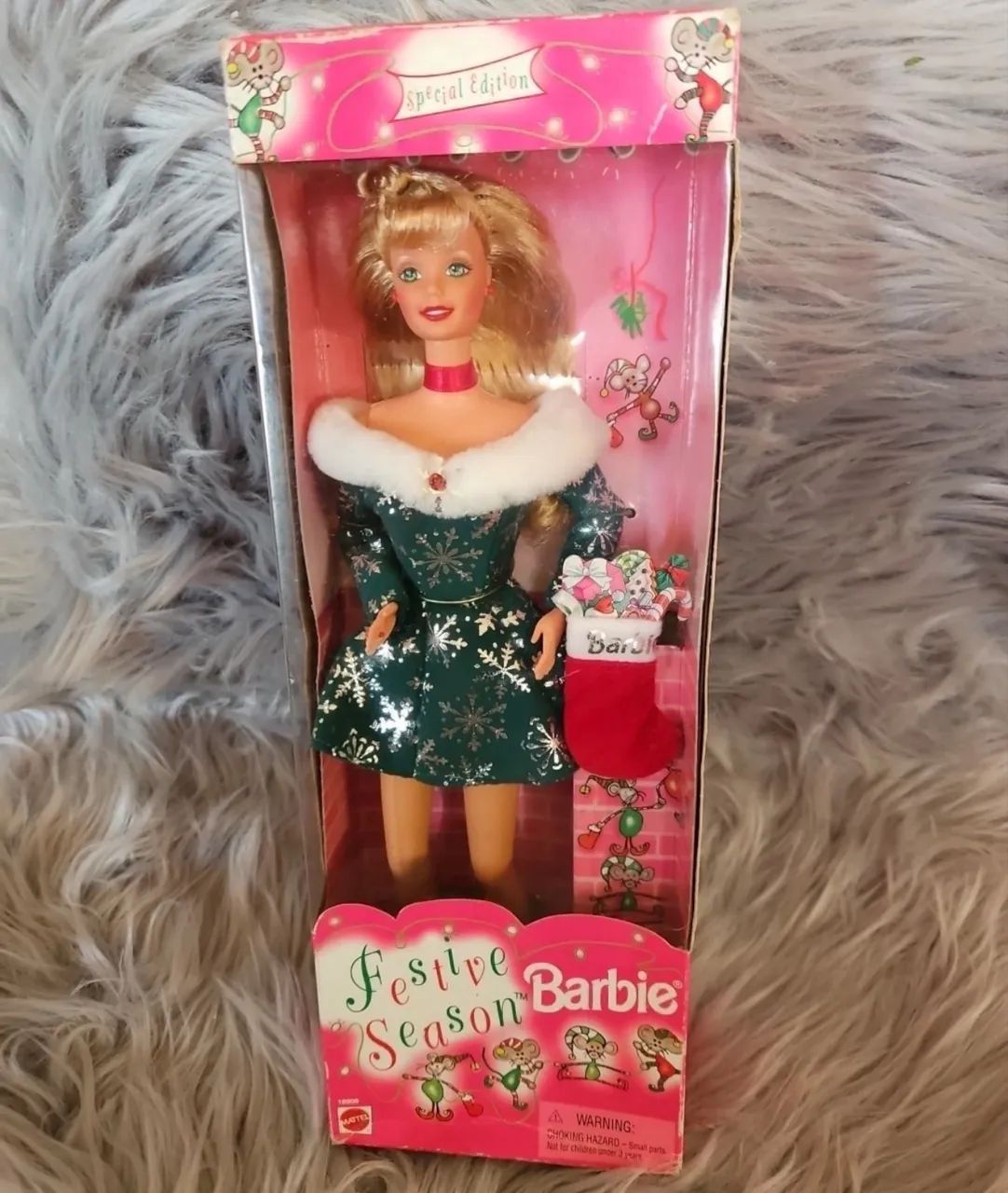 Barbie Holiday Treats de 1997 Lacrada na caixa 