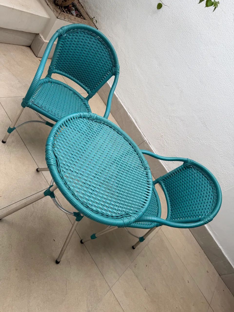 Mesa de varanda ou sacada com 2 cadeiras  - Foto 3