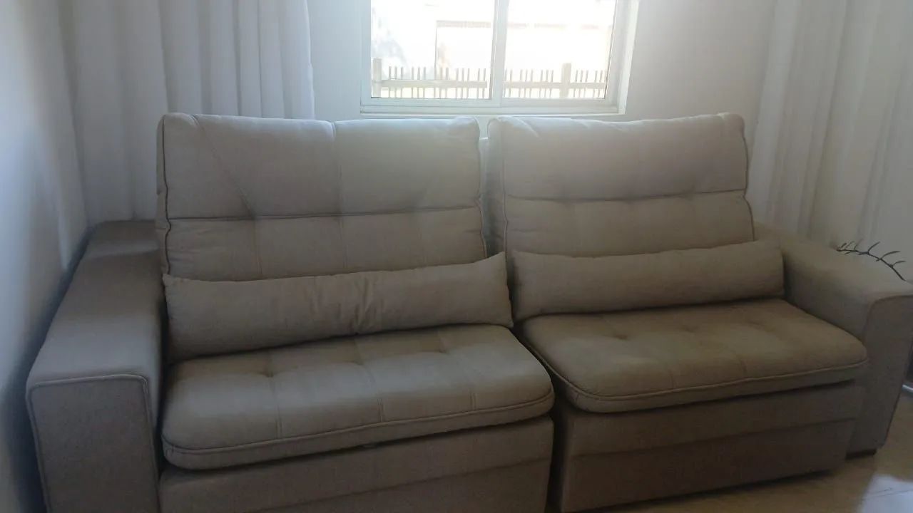 Vende-se sofá retrátil e reclinável  - Foto 3