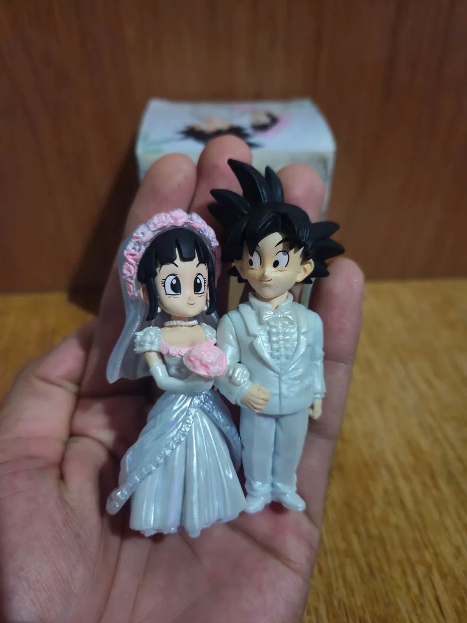 Action figure goku e chichi dragon ball - Foto 5