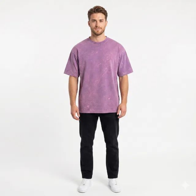 Camiseta Oversized Malhão Marmorizado Mármore Algodão - Foto 5