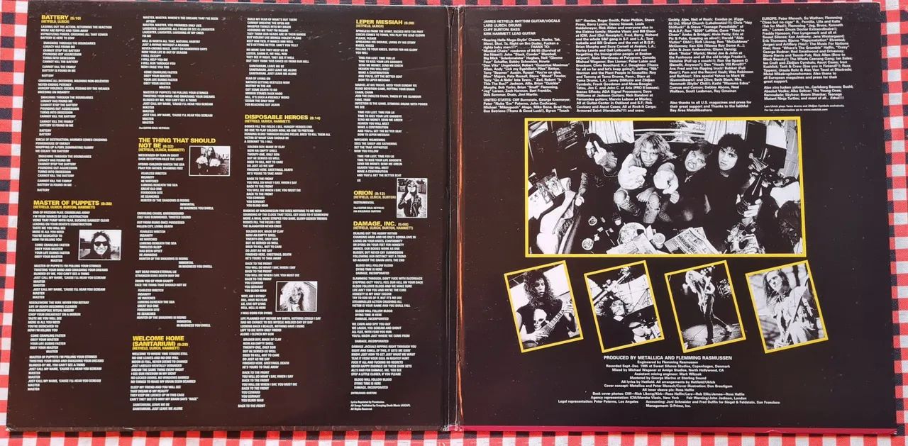Lp Vinil Metallica Master of Puppets 45RPM 180g duplo Gatefold OBI