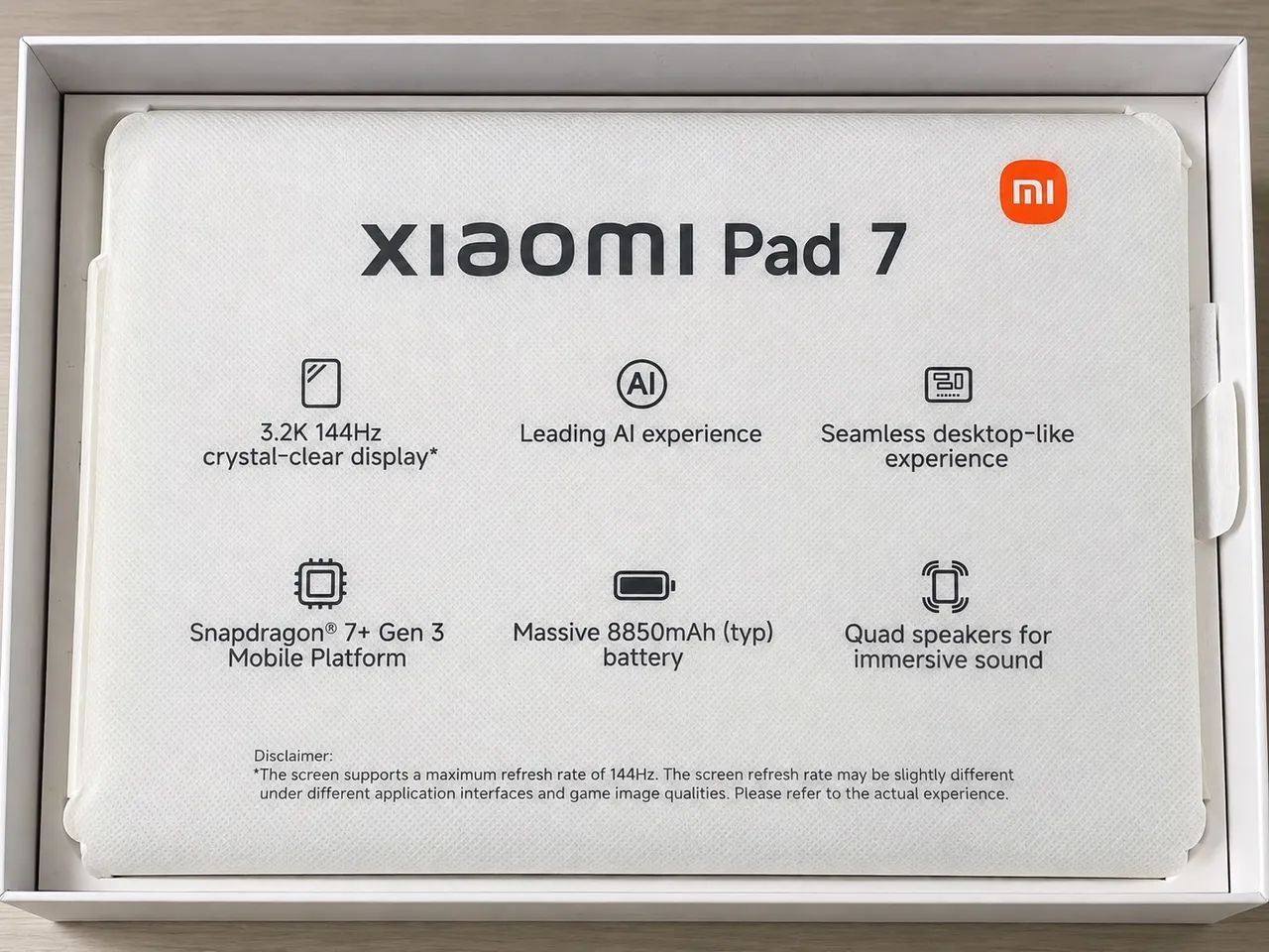 Tablet Xiaomi Pad 7 com 256GB e 12GB RAM  - Foto 2