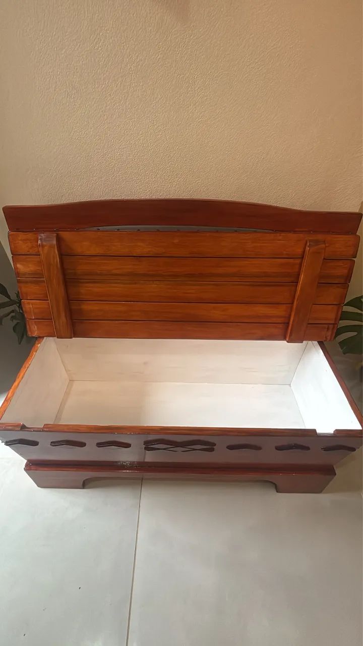 Caixa de lenha tipo baú  - Foto 2
