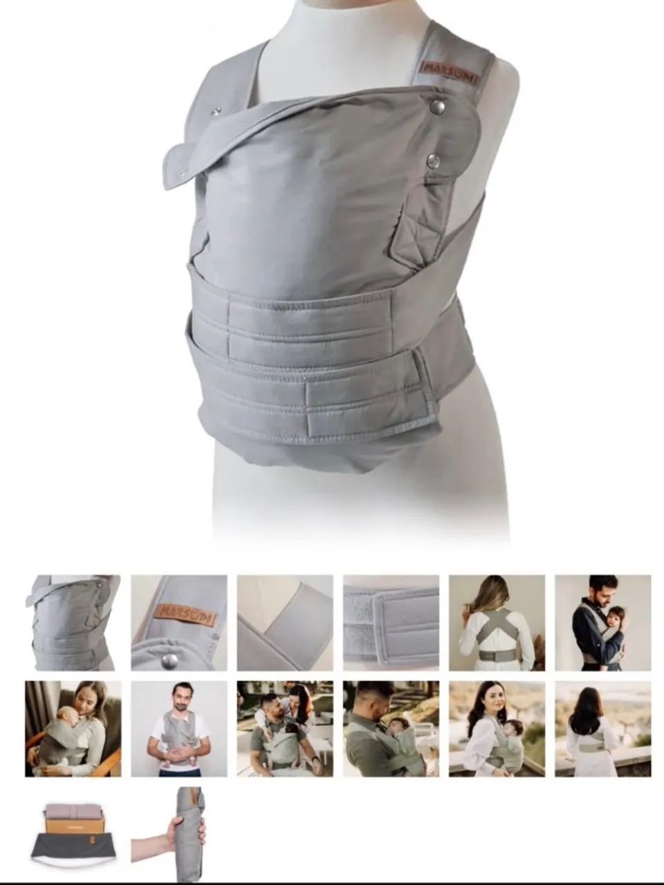 Sling e almofada de bebe conforto  - Foto 4