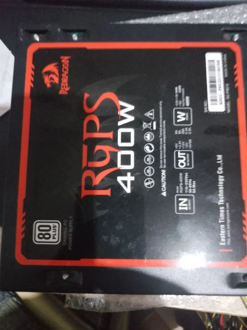 Fonte Redragon RGPS 400w 80 Plus - Foto 2