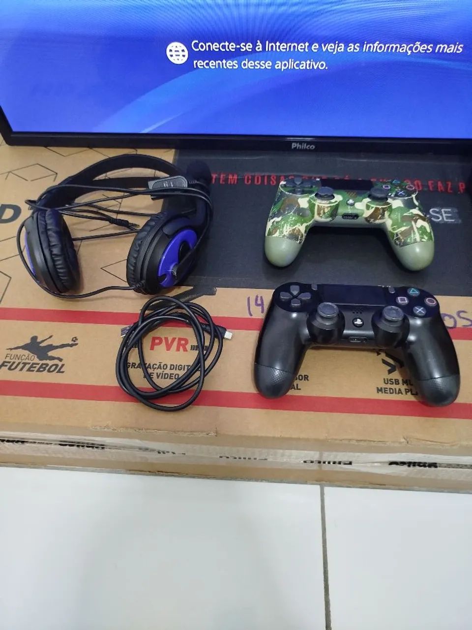 PS4 Slim e TV - Foto 3