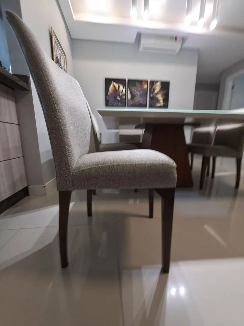 Mesa de jantar quadrada 8 pessoas - Foto 5