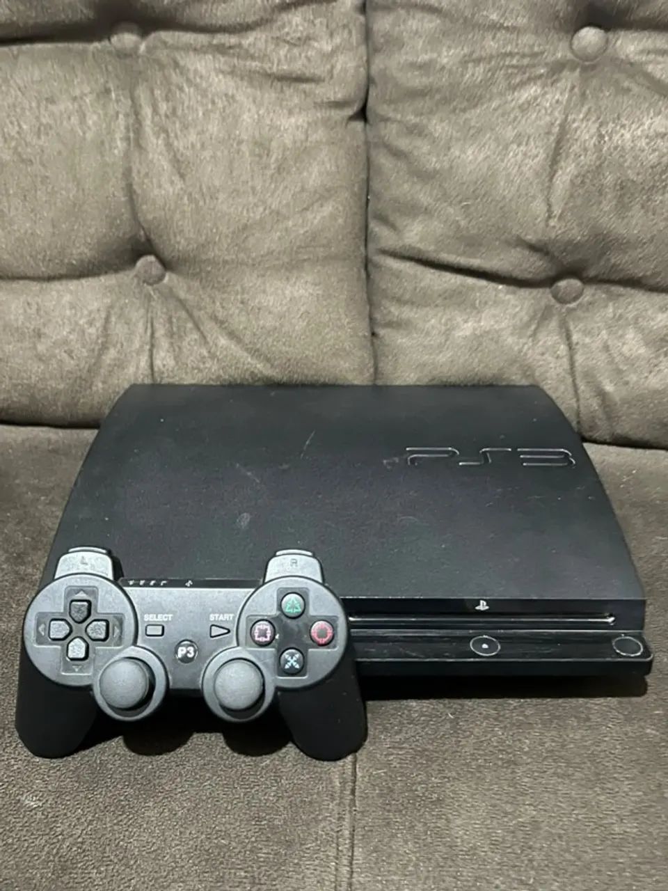 PS3 desbloqueado + controle - funcionando perfeitamente
