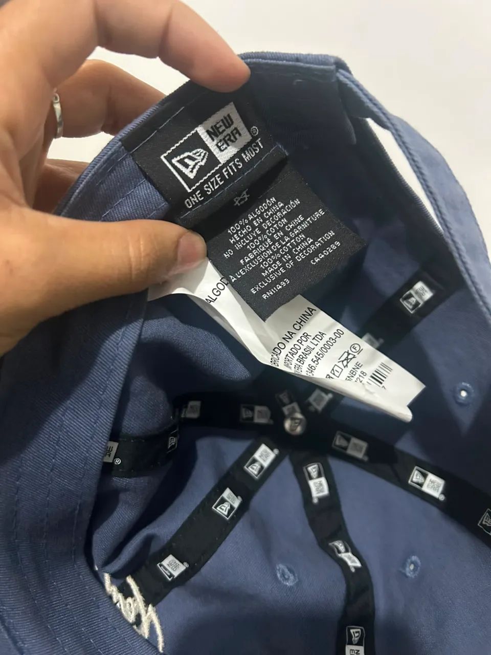 Boné New Era Casual Booking Program Azul - Foto 4