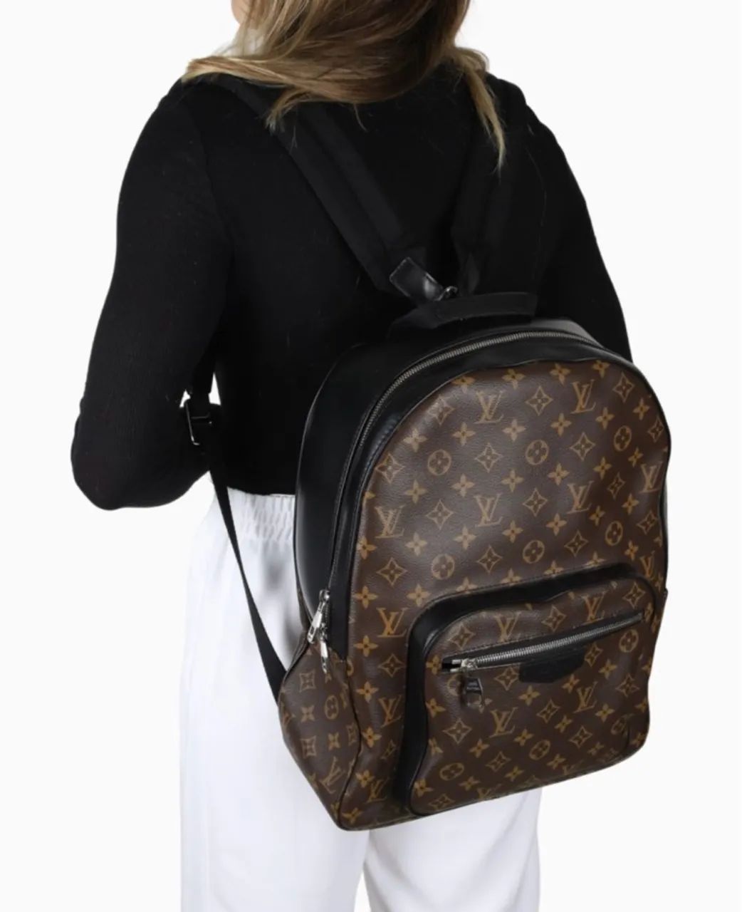 Mochila Louis Vuitton Monogram Macassar Josh - Foto 2