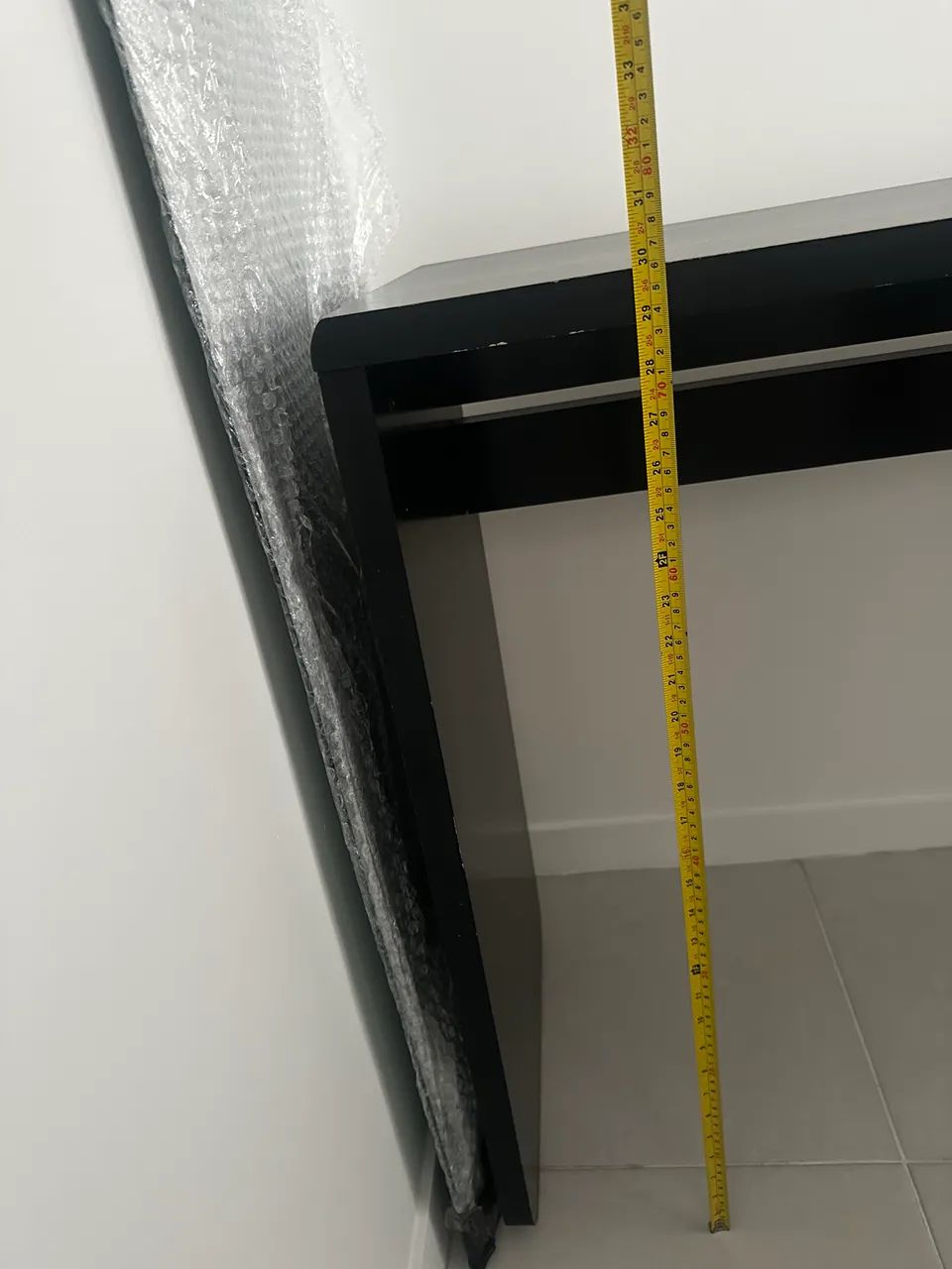 Escrivaninha mesa escritorio preta  - Foto 3