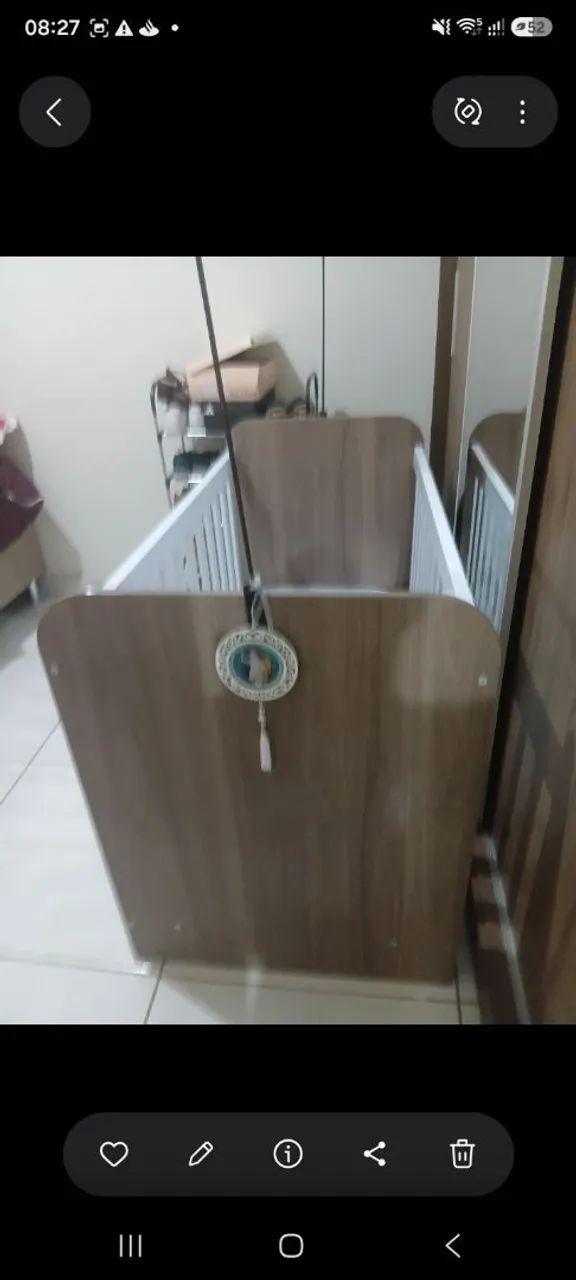 Berço pouquíssimo usado  - Foto 2