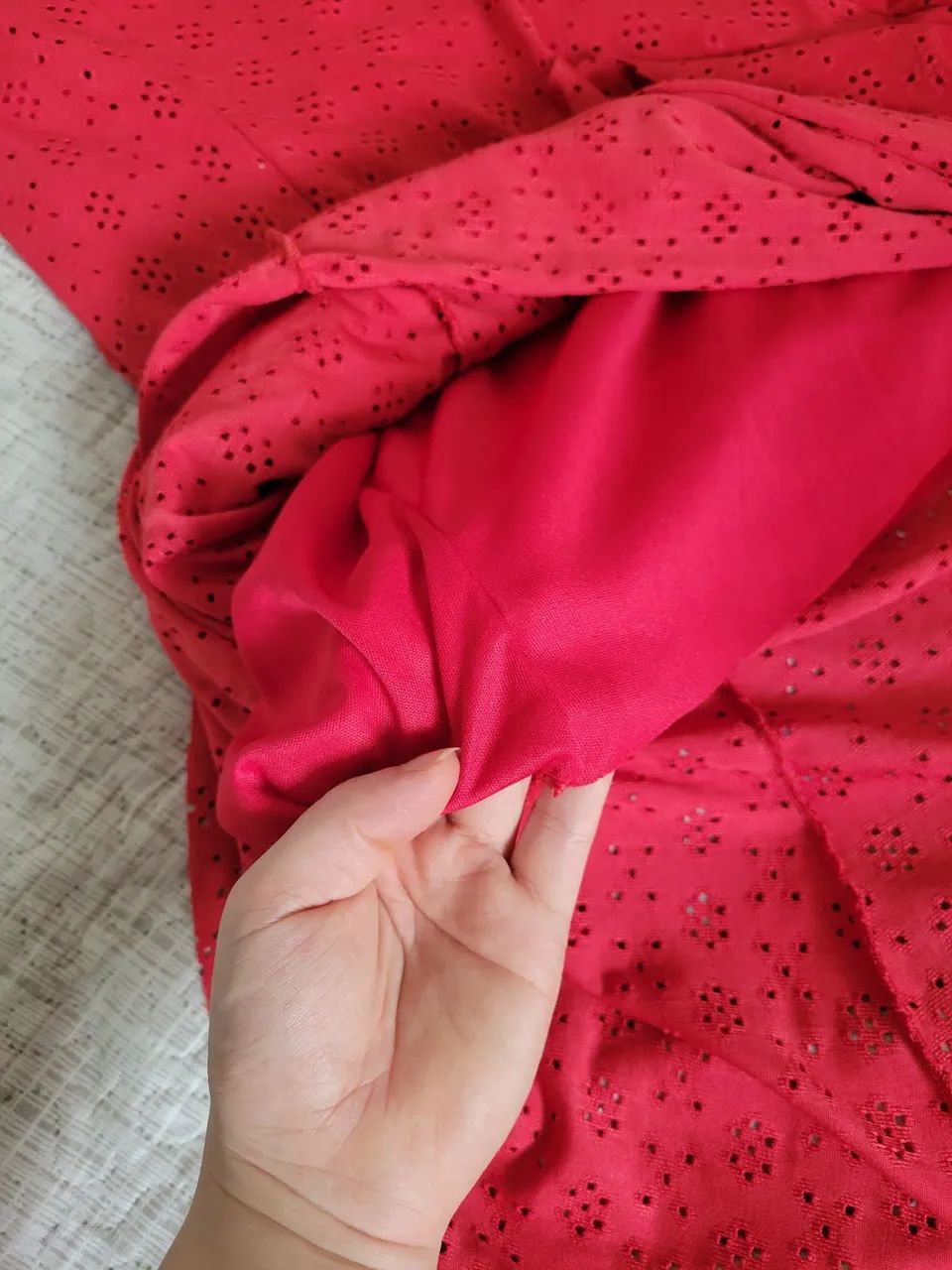 Saia longa vermelha - Foto 2