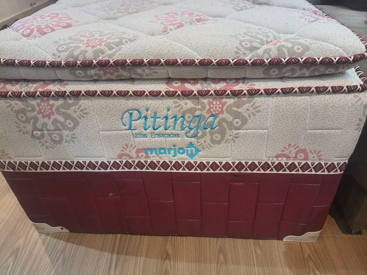 Cama de solteiro com molas ensacada semi nova  - Foto 3