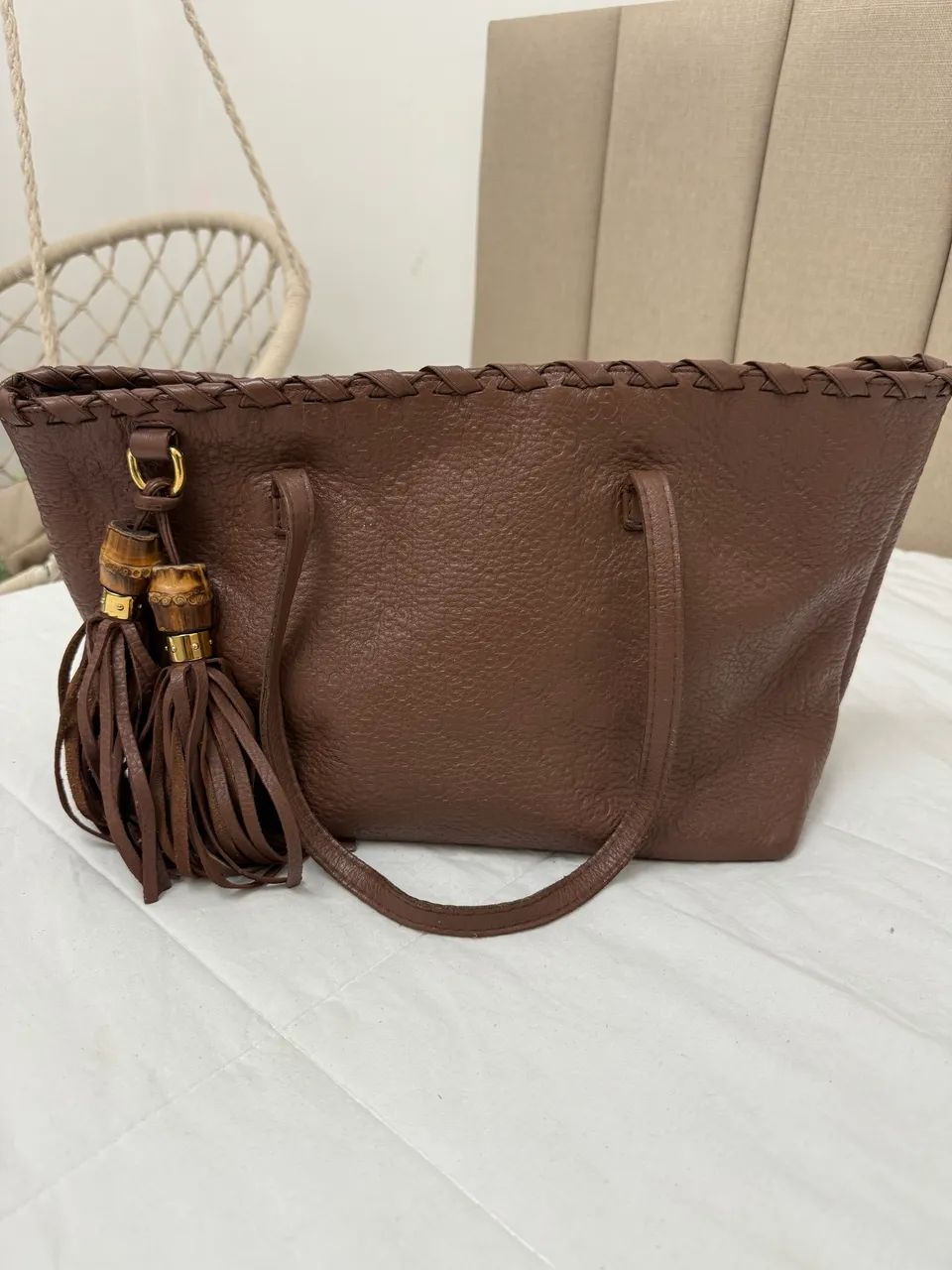 Bolsa Gucci em couro original 