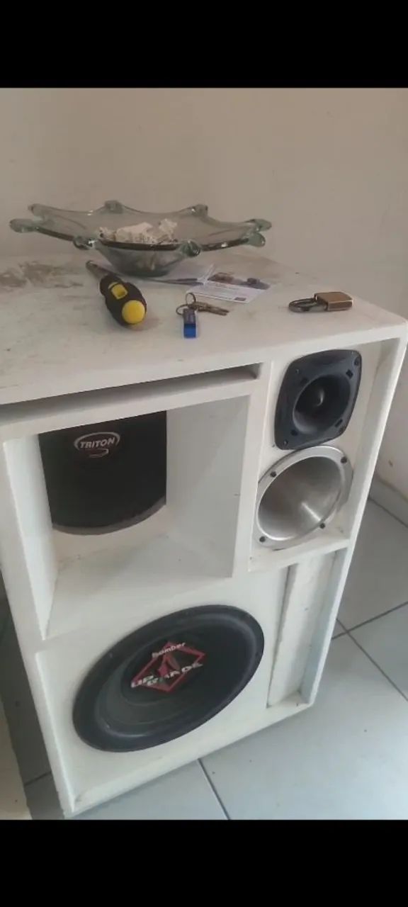 Som com 2caixas e duas potências  - Foto 5